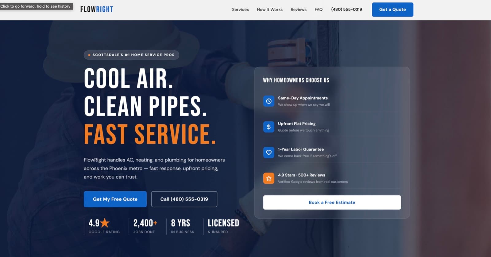 Home Service Booking + Review System